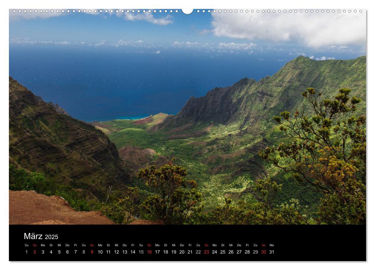 Bild: 9783435742646 | Hawaii - Kauai (Wandkalender 2025 DIN A2 quer), CALVENDO...