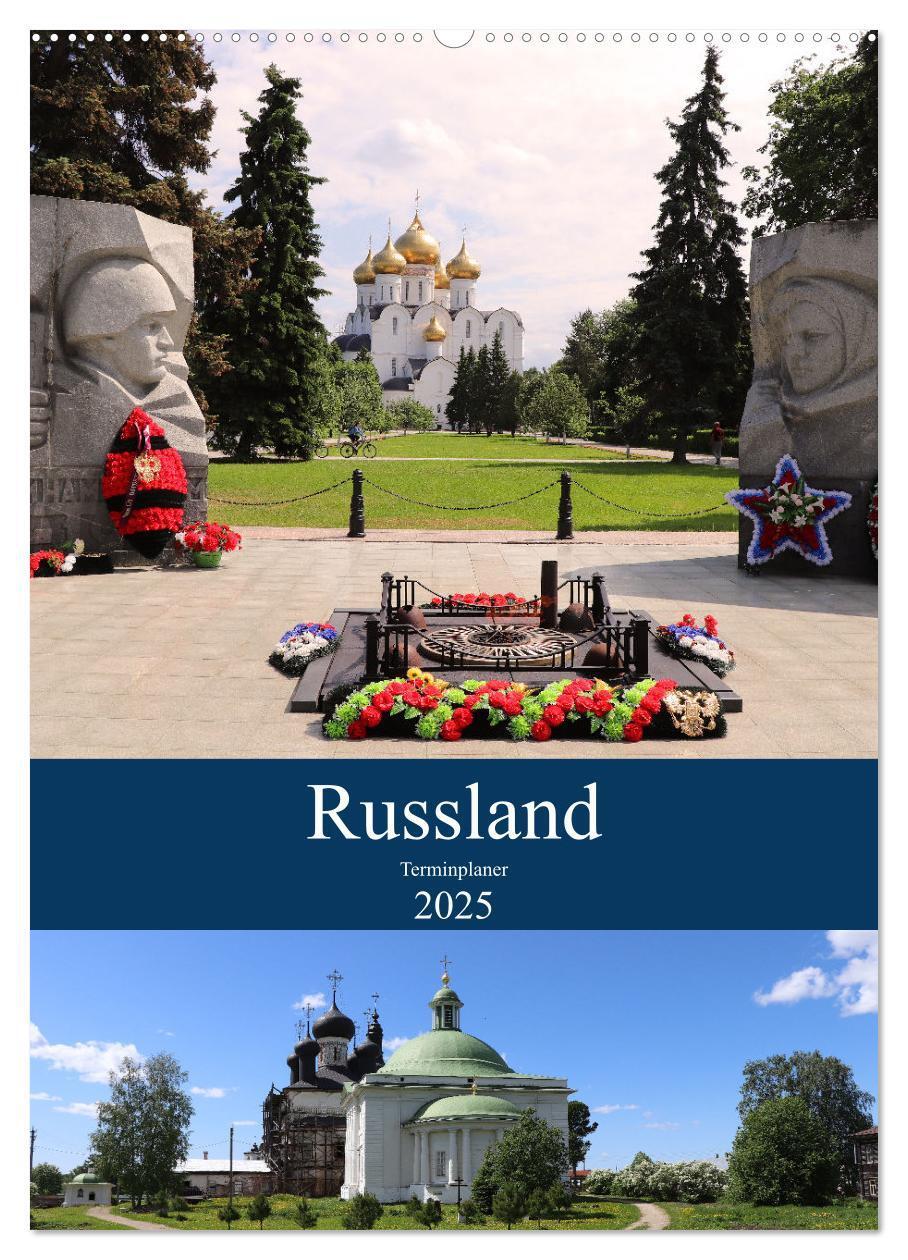 Cover: 9783435908691 | Russland - Terminplaner (Wandkalender 2025 DIN A2 hoch), CALVENDO...