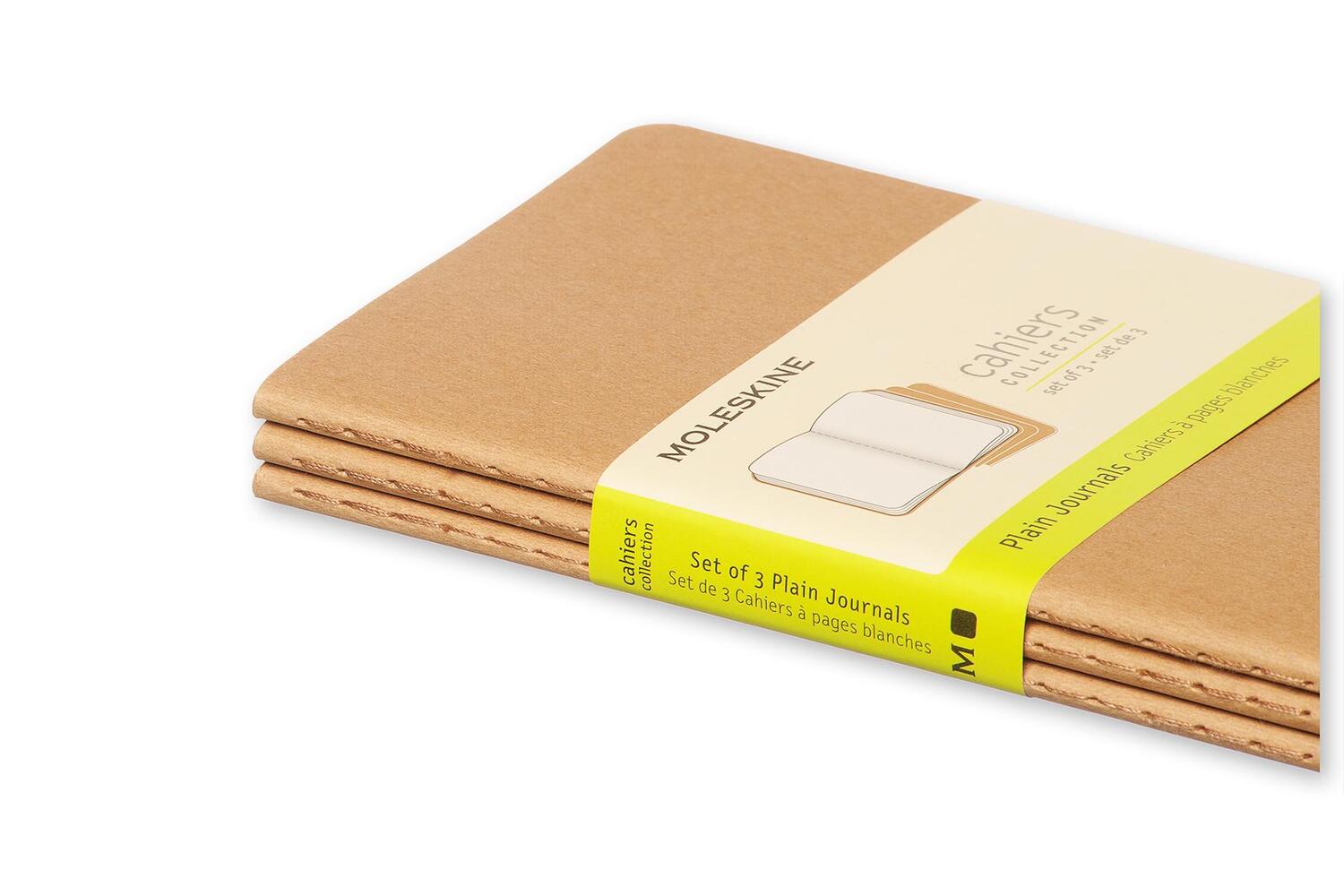 Bild: 9788883704949 | Moleskine Cahier pocket blanko packpapierbraun DIN A6. 3er Pack | Buch