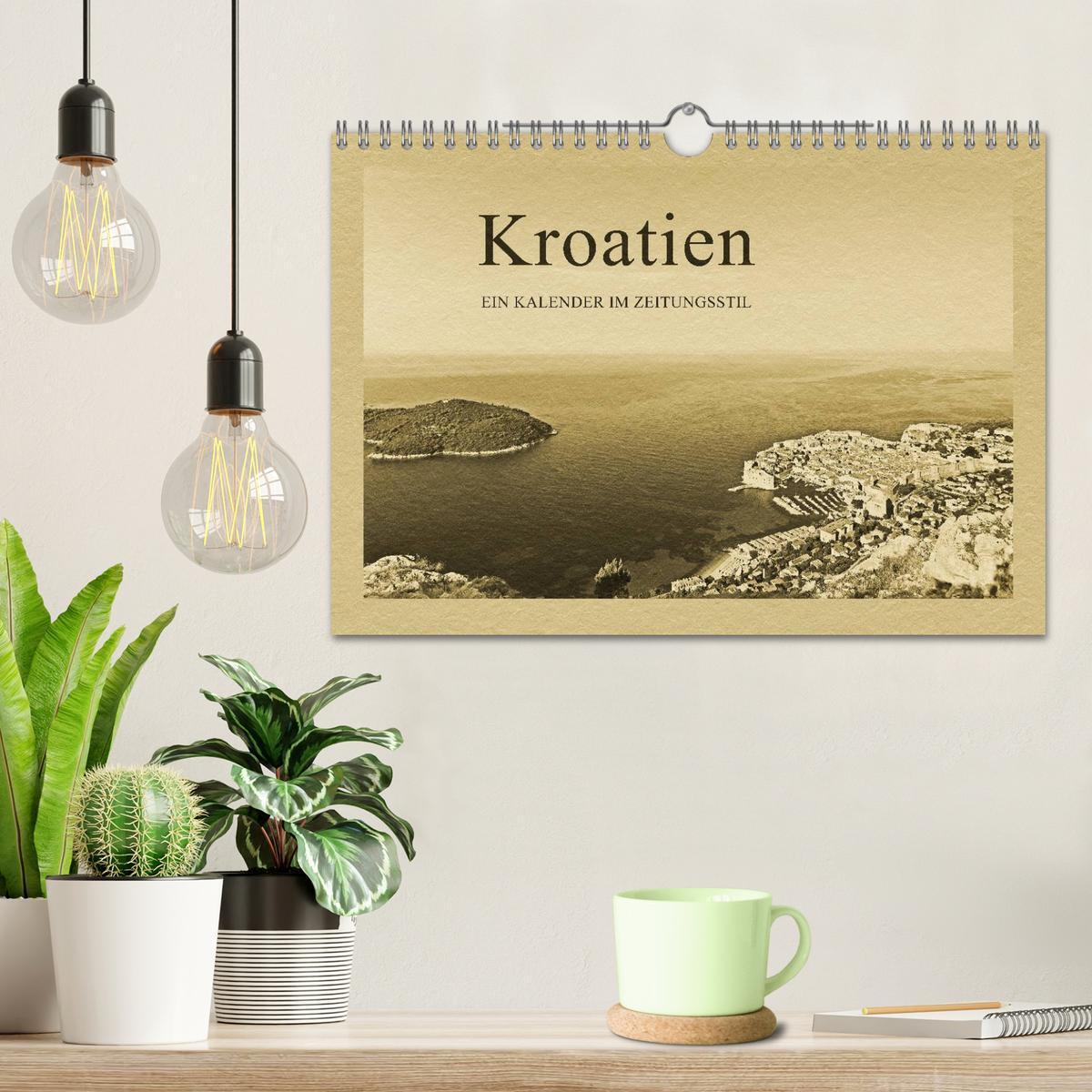 Bild: 9783435827893 | Kroatien (Wandkalender 2025 DIN A4 quer), CALVENDO Monatskalender