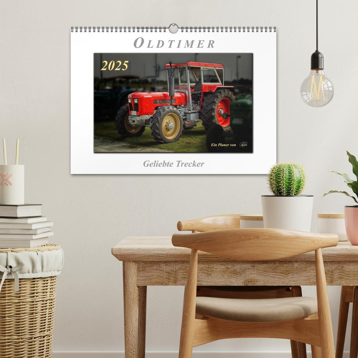 Bild: 9783435634514 | Oldtimer - geliebte Trecker (Wandkalender 2025 DIN A3 quer),...