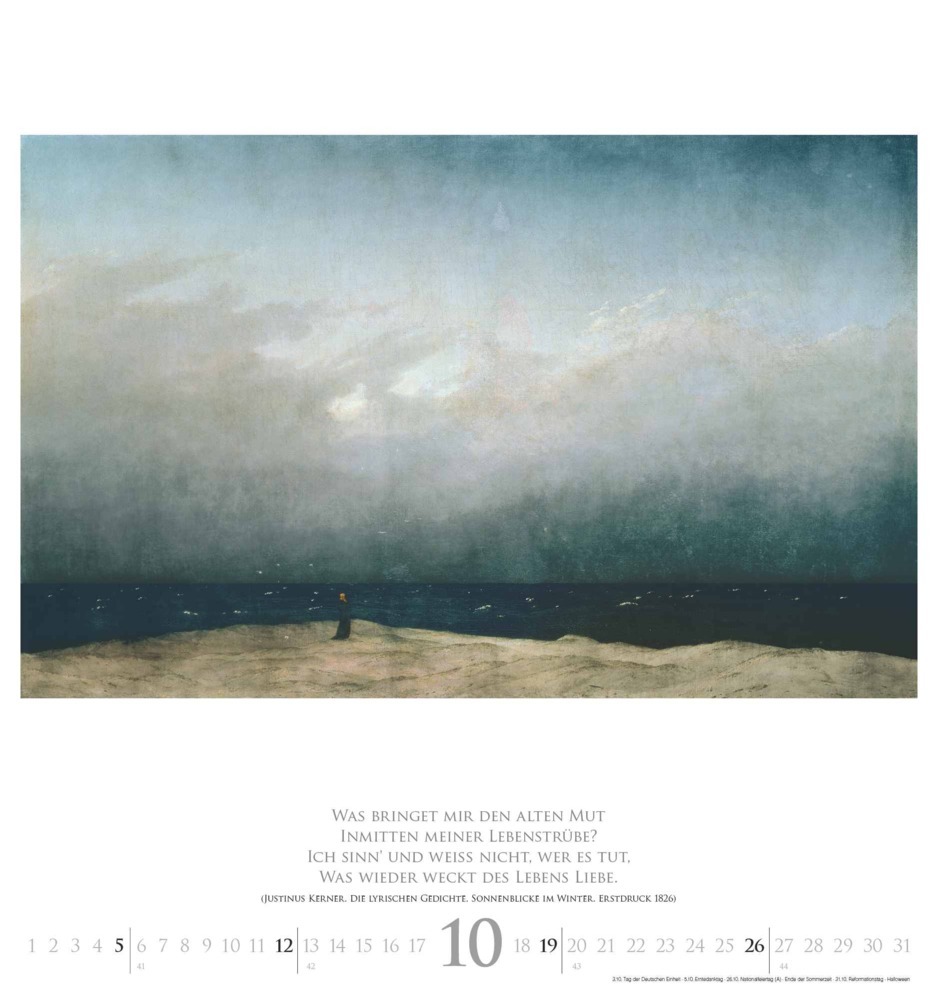 Bild: 4250809653211 | DUMONT - Caspar David Friedrich 2025 Wandkalender, 45x48cm,...