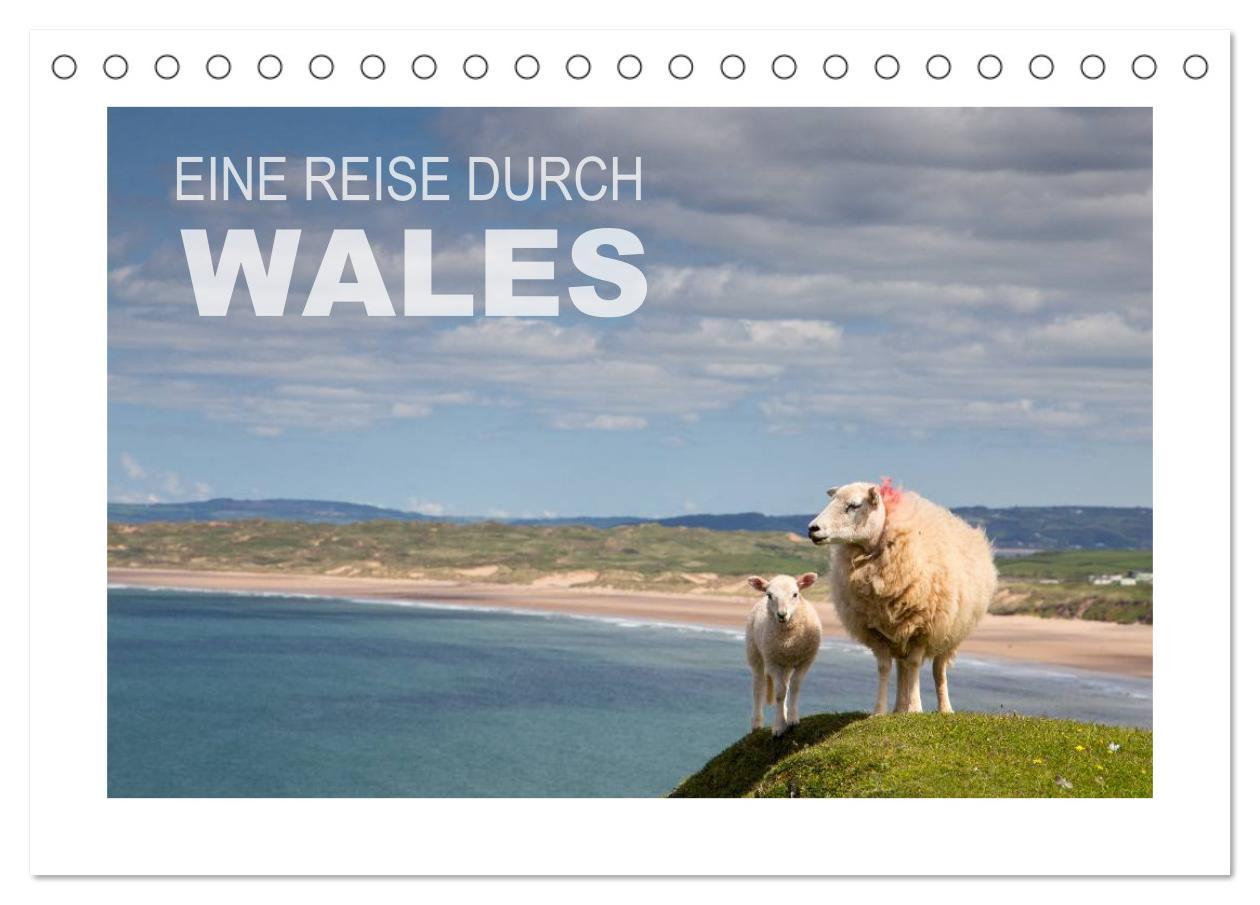 Cover: 9783435765782 | Eine Reise durch Wales (Tischkalender 2025 DIN A5 quer), CALVENDO...