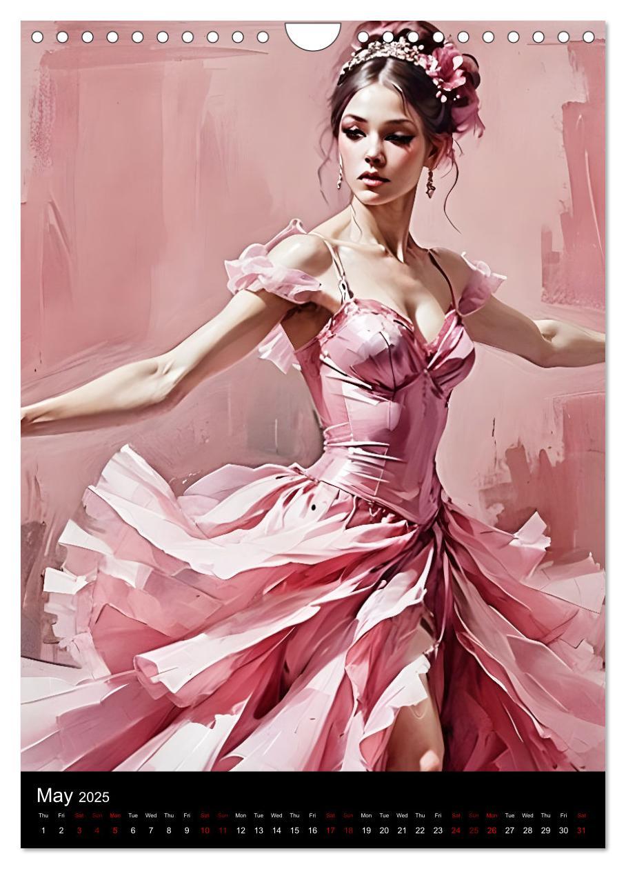 Bild: 9781325984596 | Dancing Elegance (Wall Calendar 2025 DIN A4 portrait), CALVENDO 12...