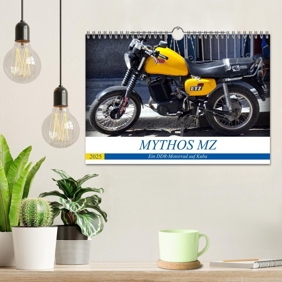 Bild: 9783435609772 | Mythos MZ - Ein DDR-Motorrad auf Kuba (Wandkalender 2025 DIN A4...