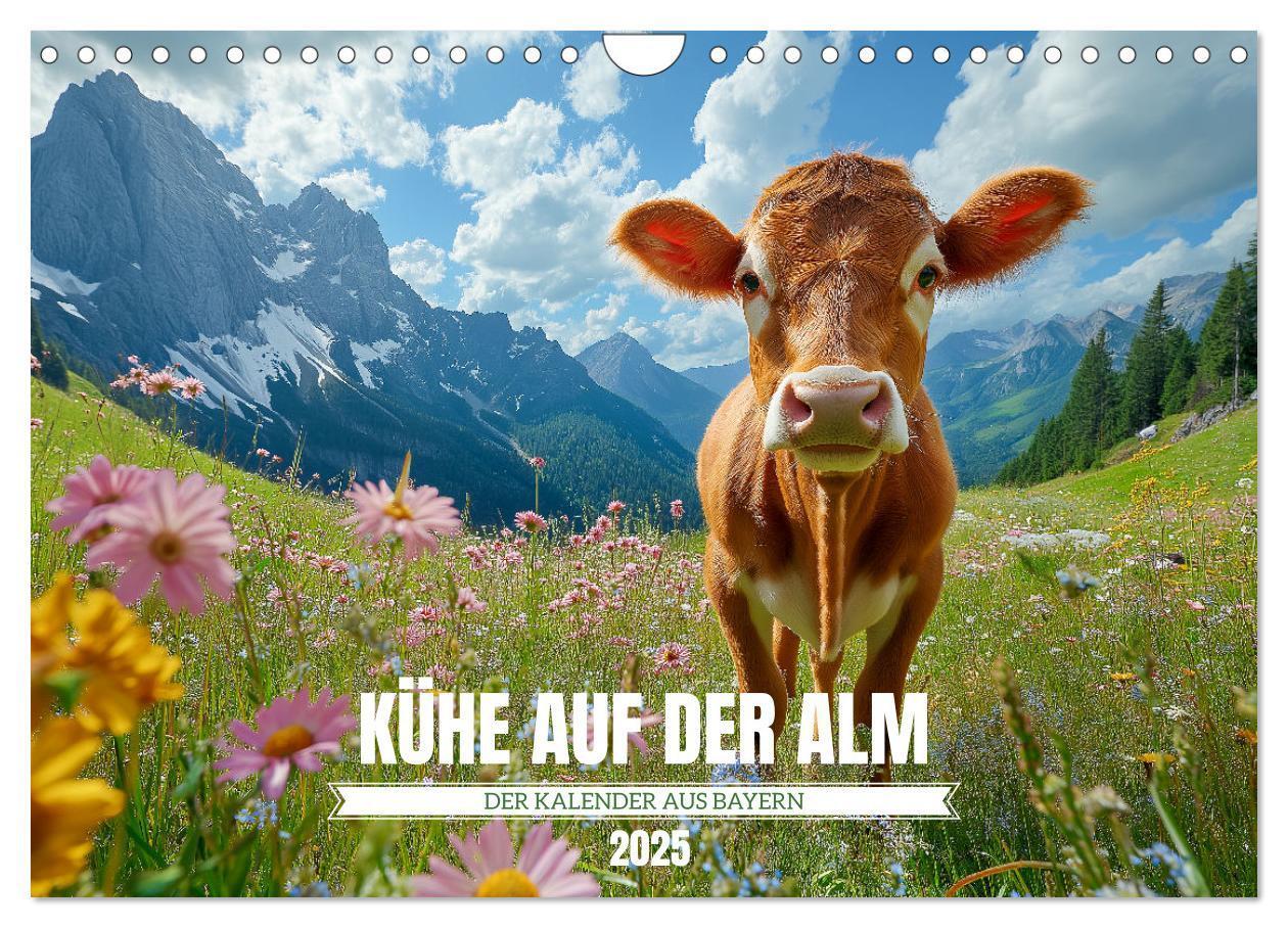 Cover: 9783457210154 | KÜHE AUF DER ALM ¿ Der Kalender aus Bayern (Wandkalender 2025 DIN...