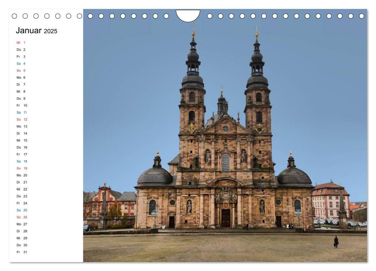 Bild: 9783435505449 | Fulda - die Barockstadt (Wandkalender 2025 DIN A4 quer), CALVENDO...