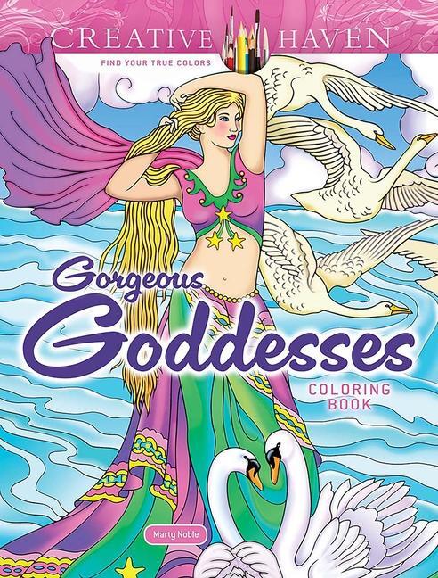 Cover: 9780486853185 | Creative Haven Gorgeous Goddesses Coloring Book | Marty Noble | Buch