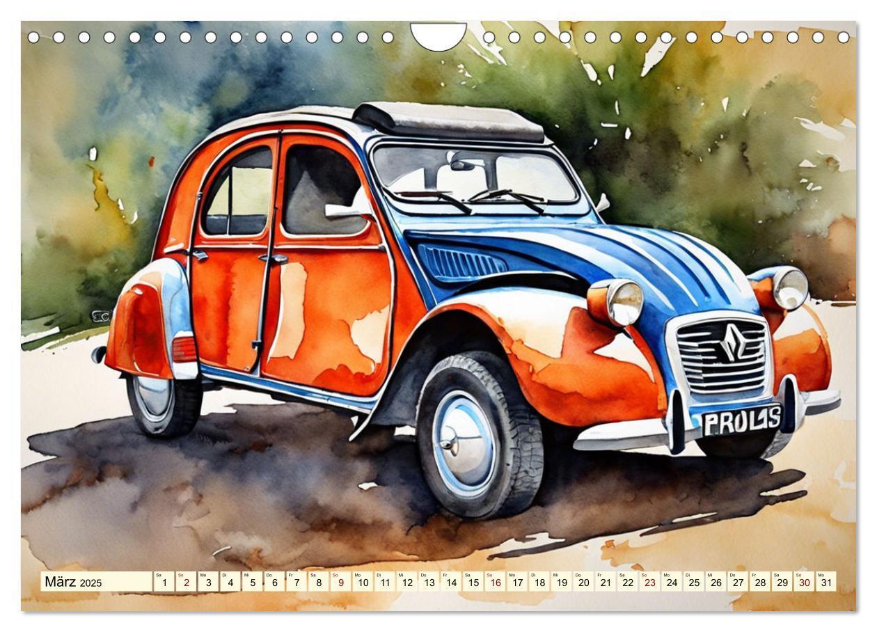 Bild: 9783383812927 | Oldtimer - Kultmodelle aus den 1960er Jahren (Wandkalender 2025 DIN...