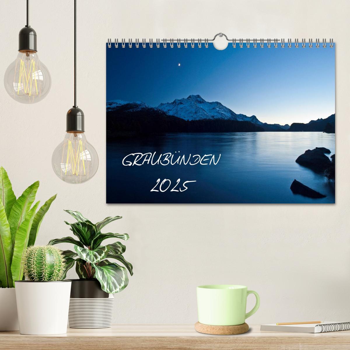 Bild: 9783435815890 | Graubünden - Die schönsten Bilder (Wandkalender 2025 DIN A4 quer),...