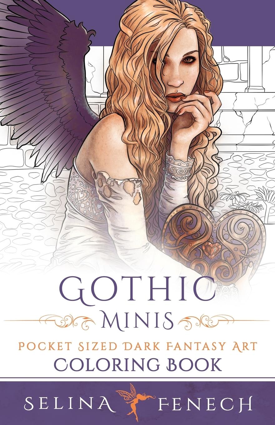 Cover: 9780994585257 | Gothic Minis - Pocket Sized Dark Fantasy Art Coloring Book | Fenech