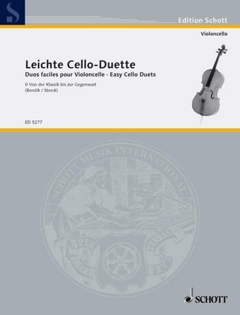 Cover: 9790001060097 | Leichte Celloduette 2 2Vcl. | Buch | Schott Music | EAN 9790001060097