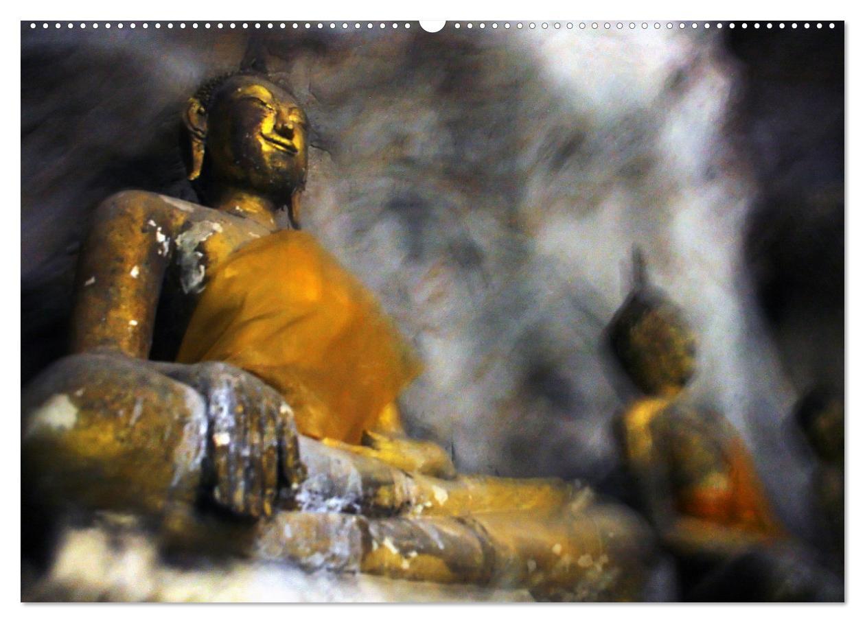 Bild: 9783435791859 | Buddhas tief im Fels (Wandkalender 2025 DIN A2 quer), CALVENDO...