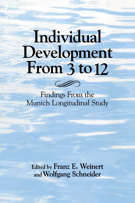 Cover: 9780521176347 | Individual Development from 3 to 12 | Franz E. Weinert (u. a.) | Buch