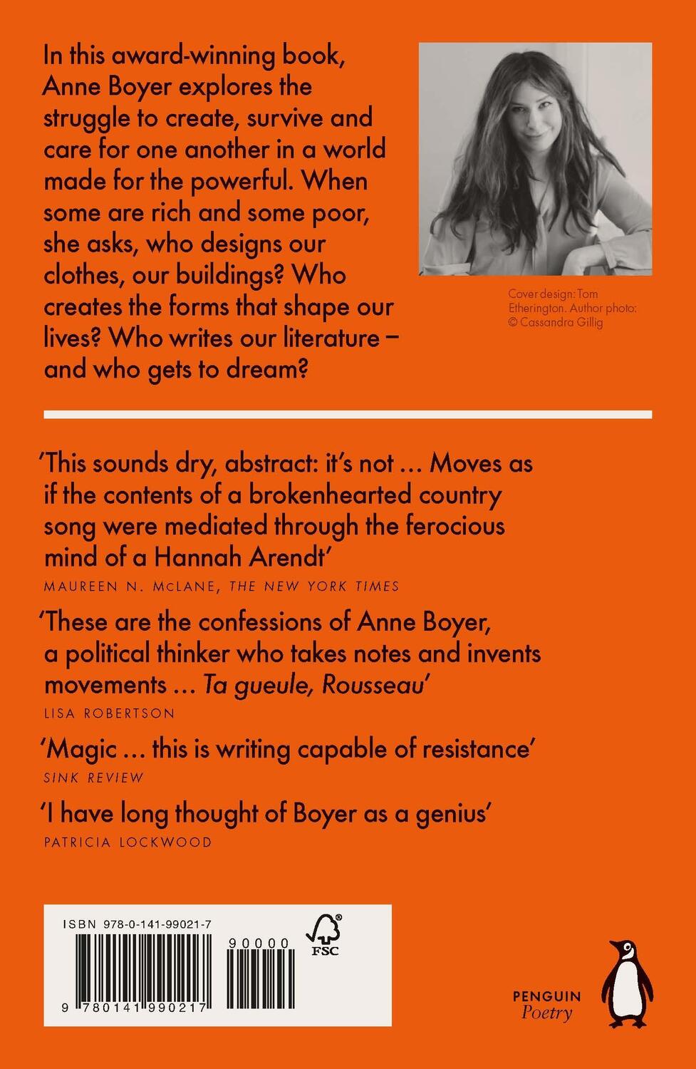 Rückseite: 9780141990217 | Garments Against Women | Anne Boyer | Taschenbuch | Englisch | 2019