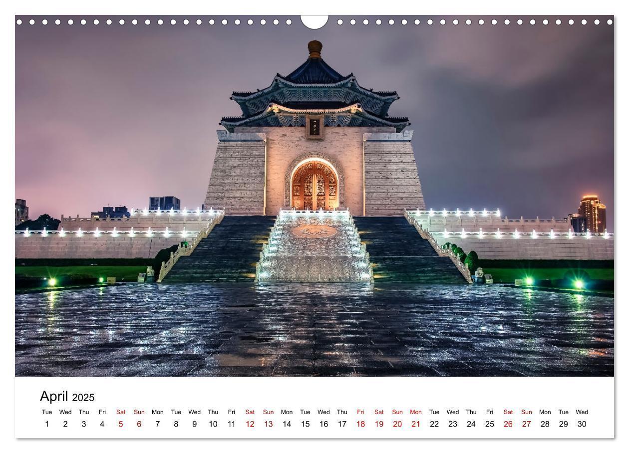 Bild: 9781325838349 | A Journey In Taipei (Wall Calendar 2025 DIN A3 landscape), CALVENDO...