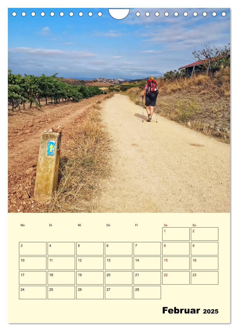 Bild: 9783435972210 | Buen Camino - Mein Jakobsweg - Camino Francés (Wandkalender 2025...