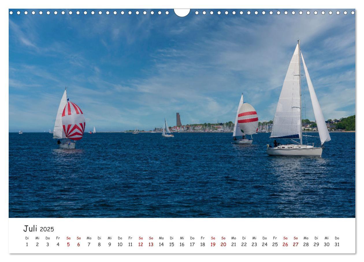 Bild: 9783383966361 | Kieler Förde genießen (Wandkalender 2025 DIN A3 quer), CALVENDO...