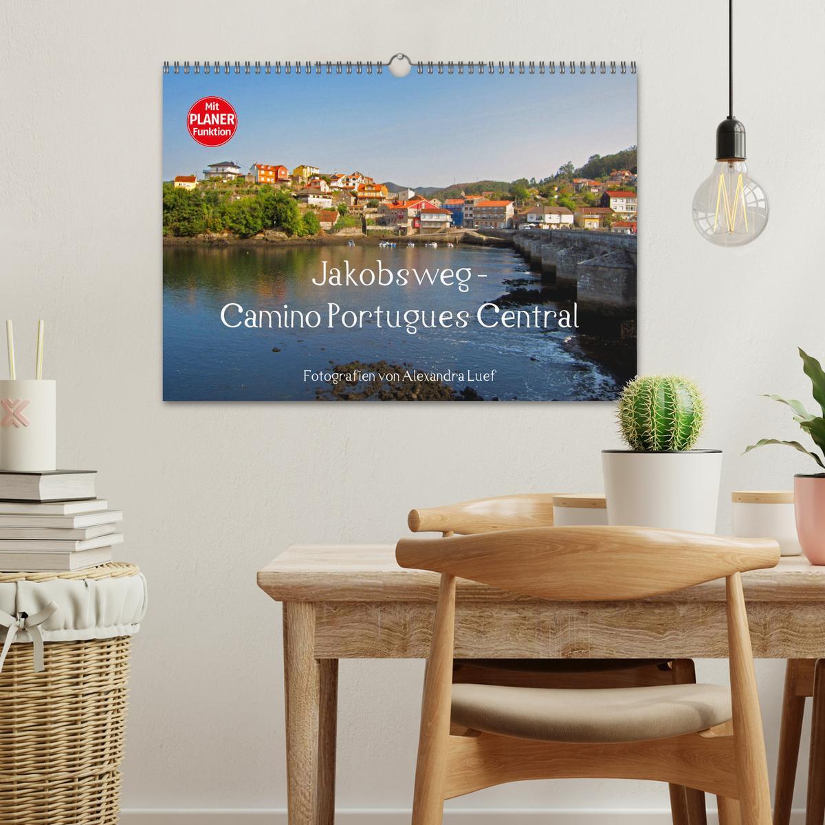 Bild: 9783435340026 | Jakobsweg - Camino Portugues Central (Wandkalender 2025 DIN A3...