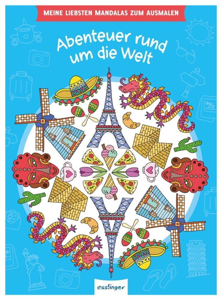 Cover: 9783480234295 | Meine liebsten Mandalas zum Ausmalen: Abenteuer rund um die Welt