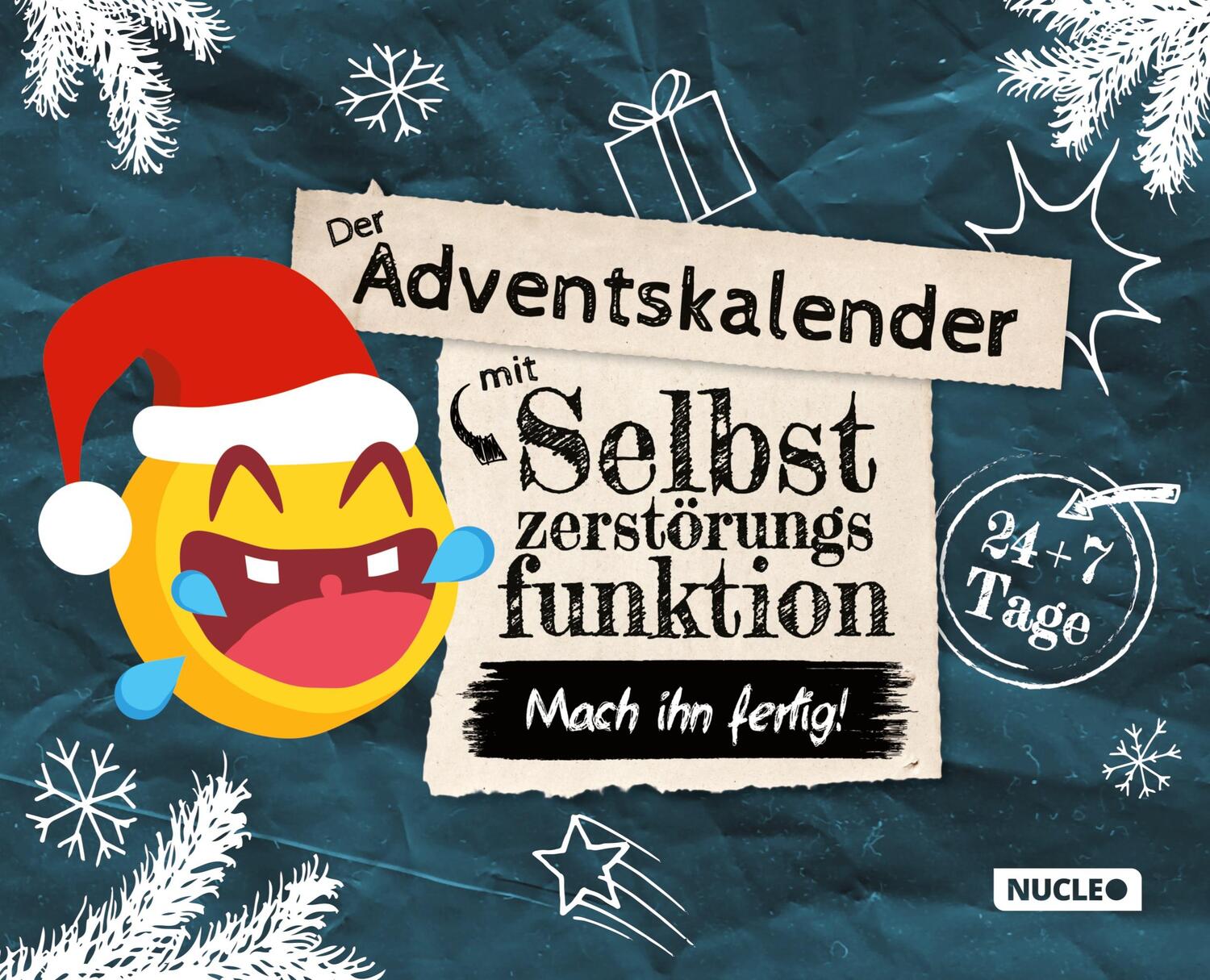 Cover: 9783985610501 | Der Adventskalender mit Selbstzerstörungsfunktion: Mach ihn fertig