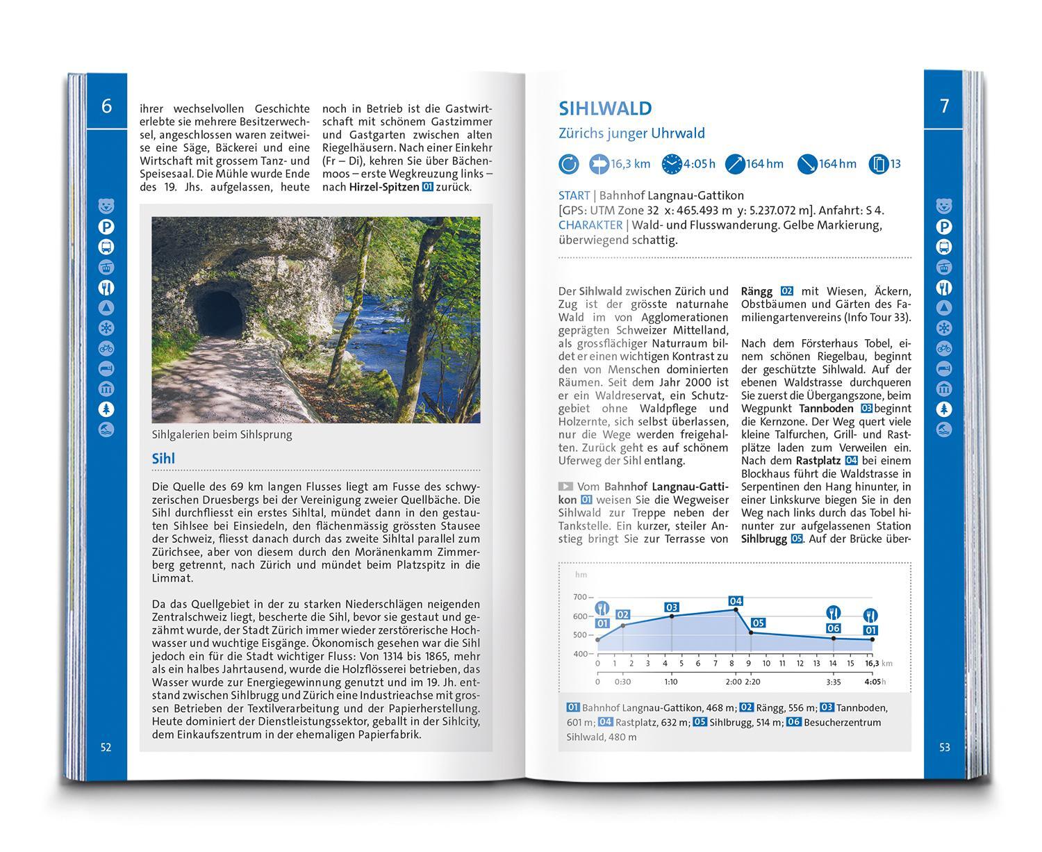 Bild: 9783990447758 | KOMPASS Wanderführer Zürich, Zürichsee, 50 Touren | Franz Wille | Buch