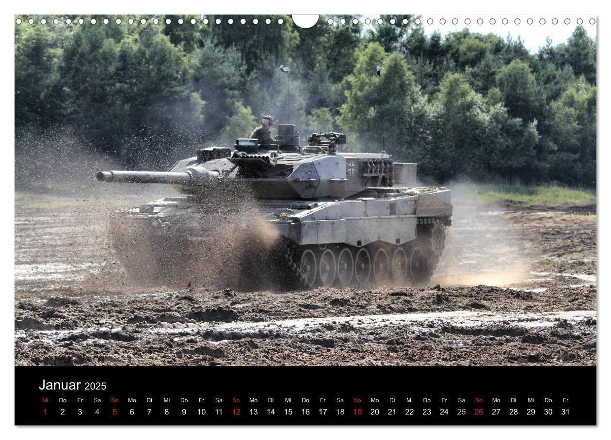 Bild: 9783435835850 | Panzerstahl auf der Heide ¿ Das Heer legt wieder los (Wandkalender...