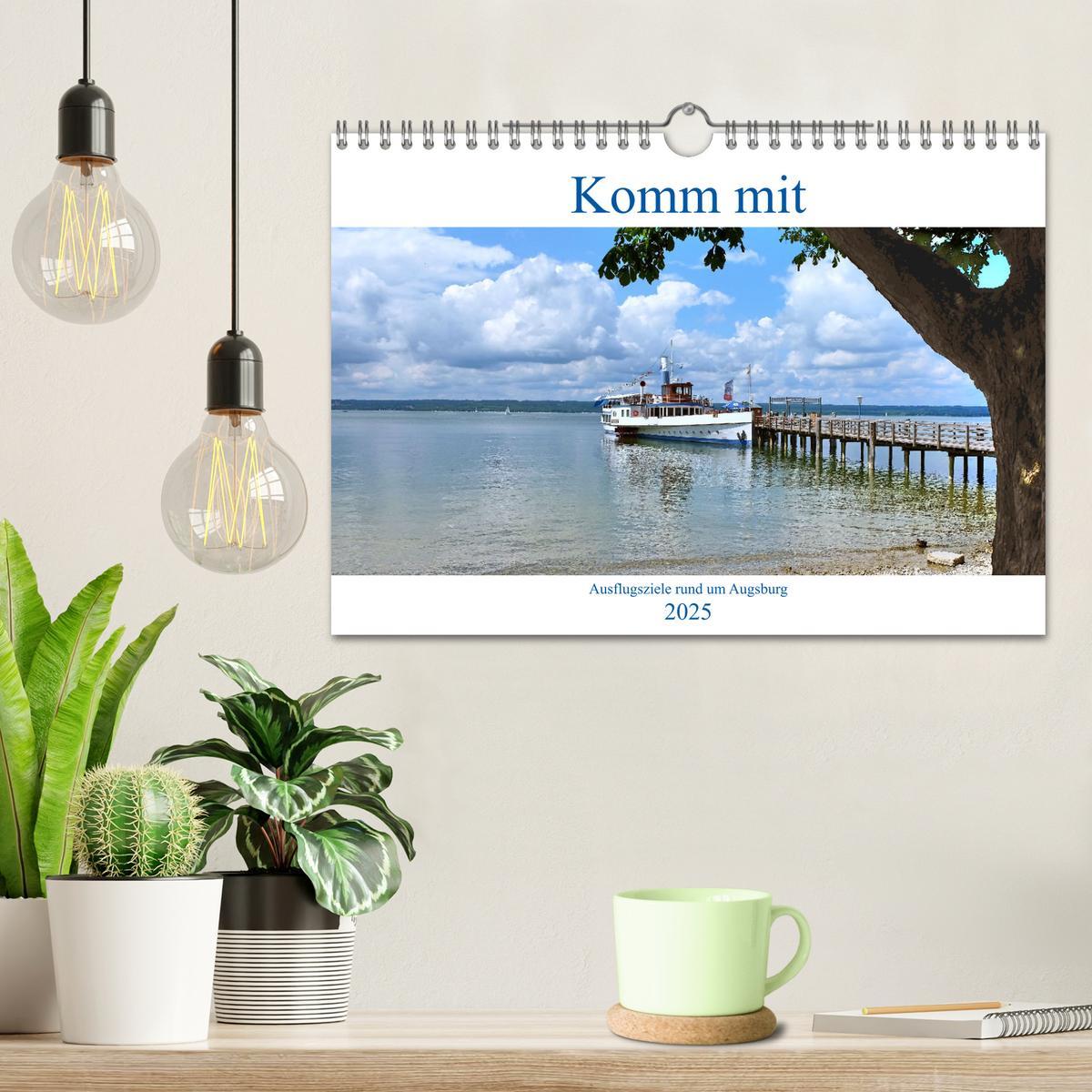 Bild: 9783435108398 | Komm mit Ausflugsziele rund um Augsburg (Wandkalender 2025 DIN A4...