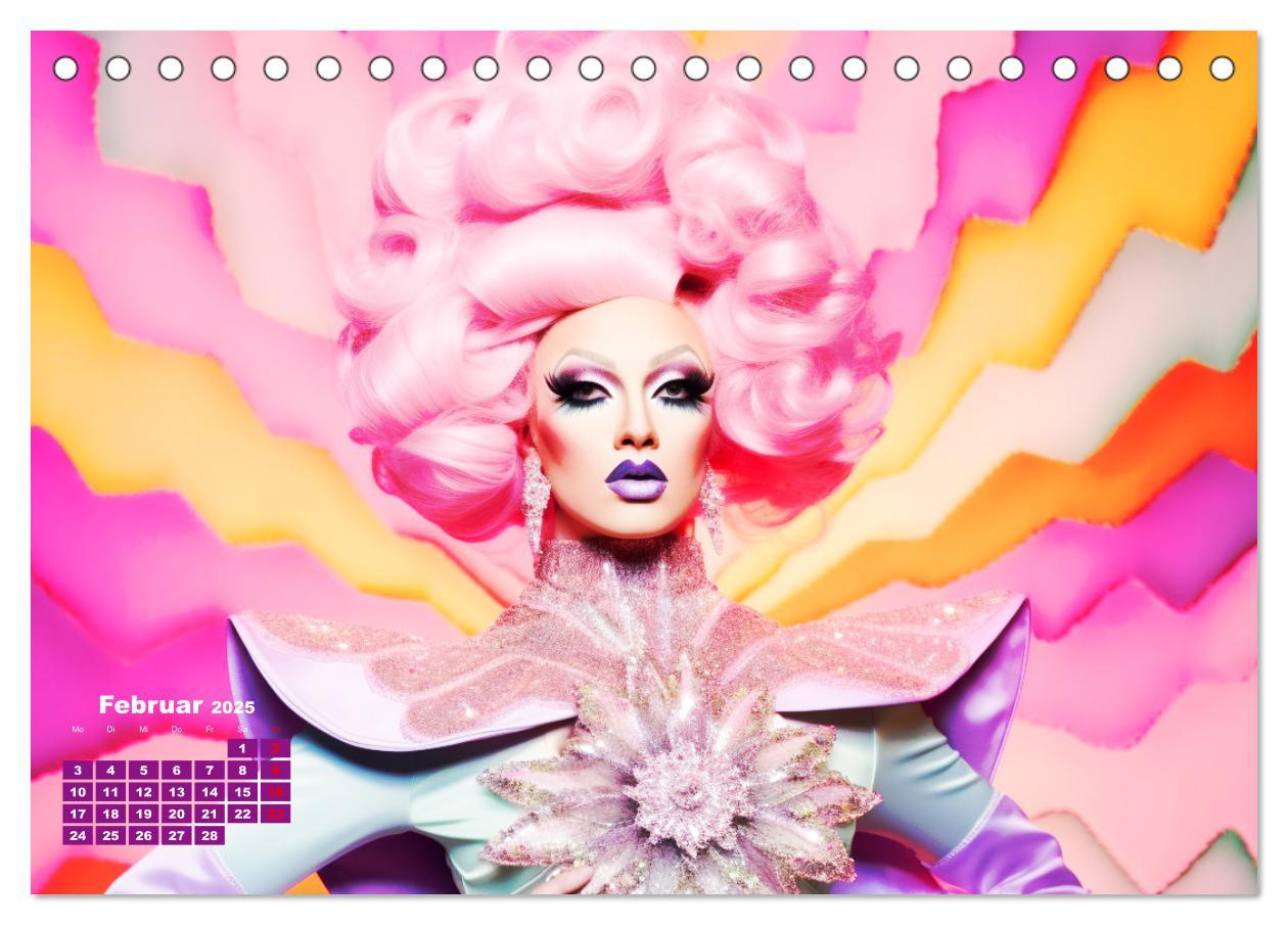 Bild: 9783383895258 | Drag Queens. Glamouröse und wunderschöne Drag-Kunst (Tischkalender...