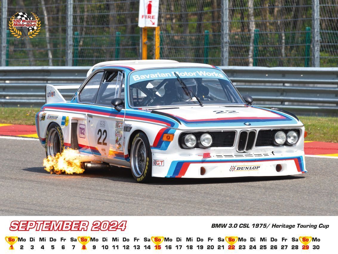 Bild: 9783948794606 | BMW im Rennsport Kalender 2024 | Frank Pommer | Kalender | 2024