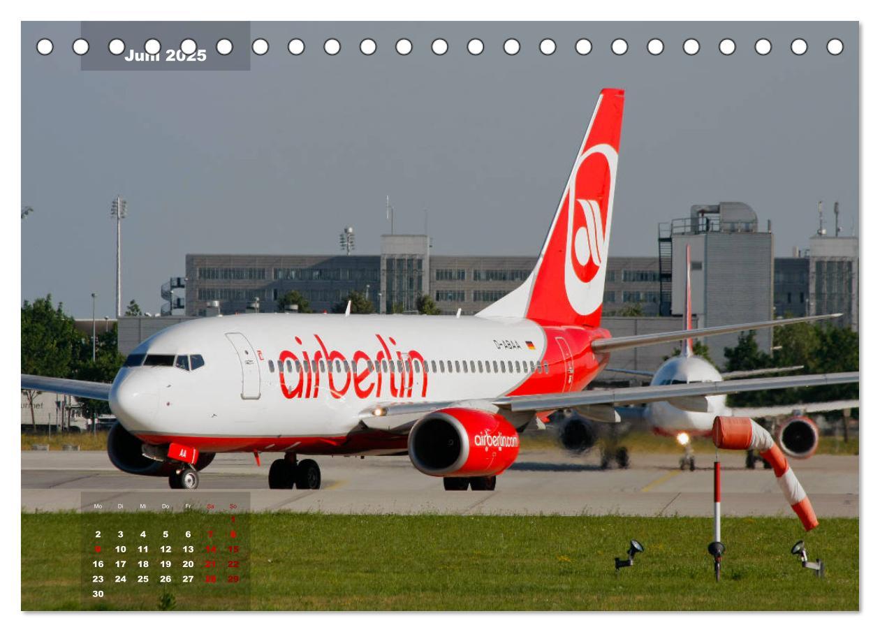 Bild: 9783435336937 | In Memoriam Air Berlin (Tischkalender 2025 DIN A5 quer), CALVENDO...