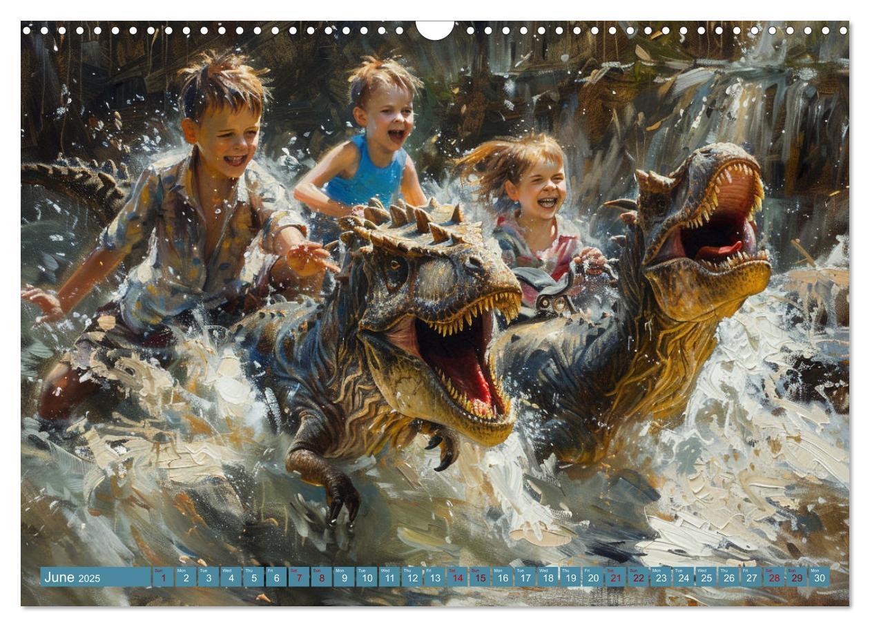 Bild: 9781325977994 | Dinosaur Legends (Wall Calendar 2025 DIN A3 landscape), CALVENDO 12...