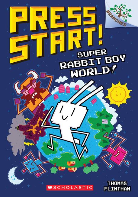 Cover: 9781338569056 | Super Rabbit Boy World!: A Branches Book (Press Start! #12) | Flintham