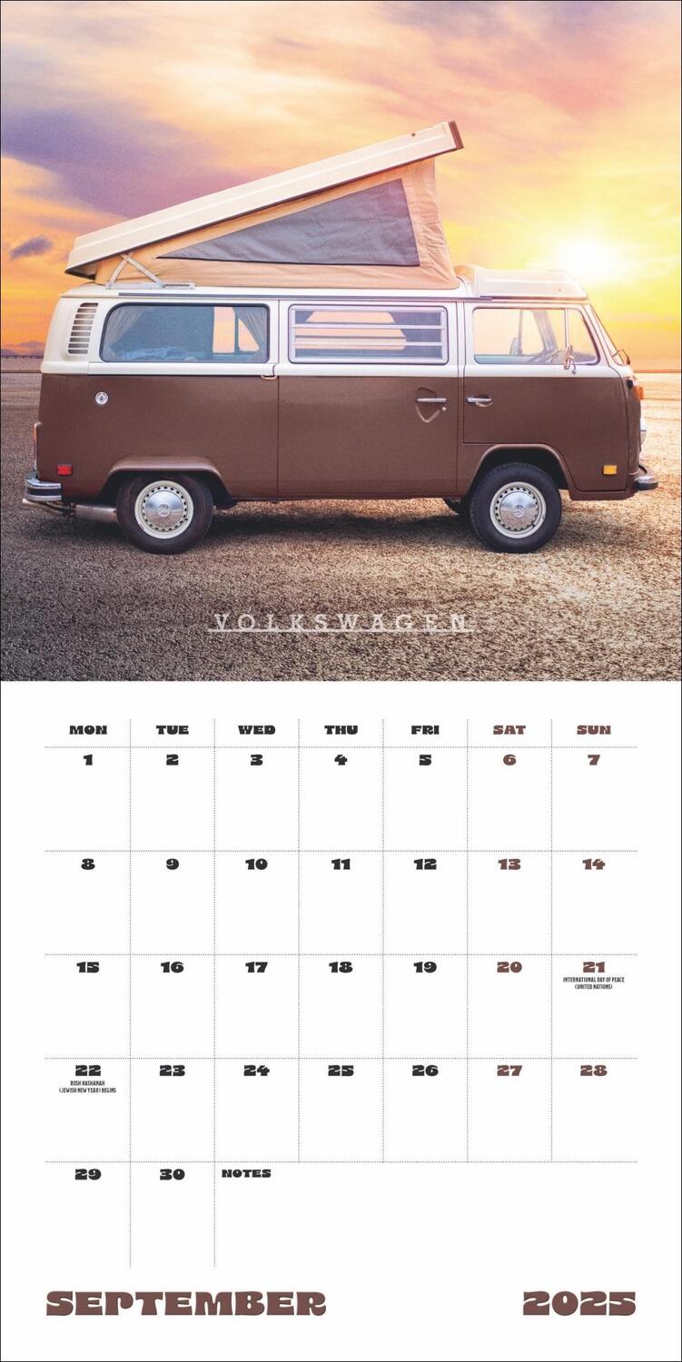 Bild: 9783840196799 | Camper Vans Broschurkalender 2025 | Kalender | Danilo | 28 S. | 2025