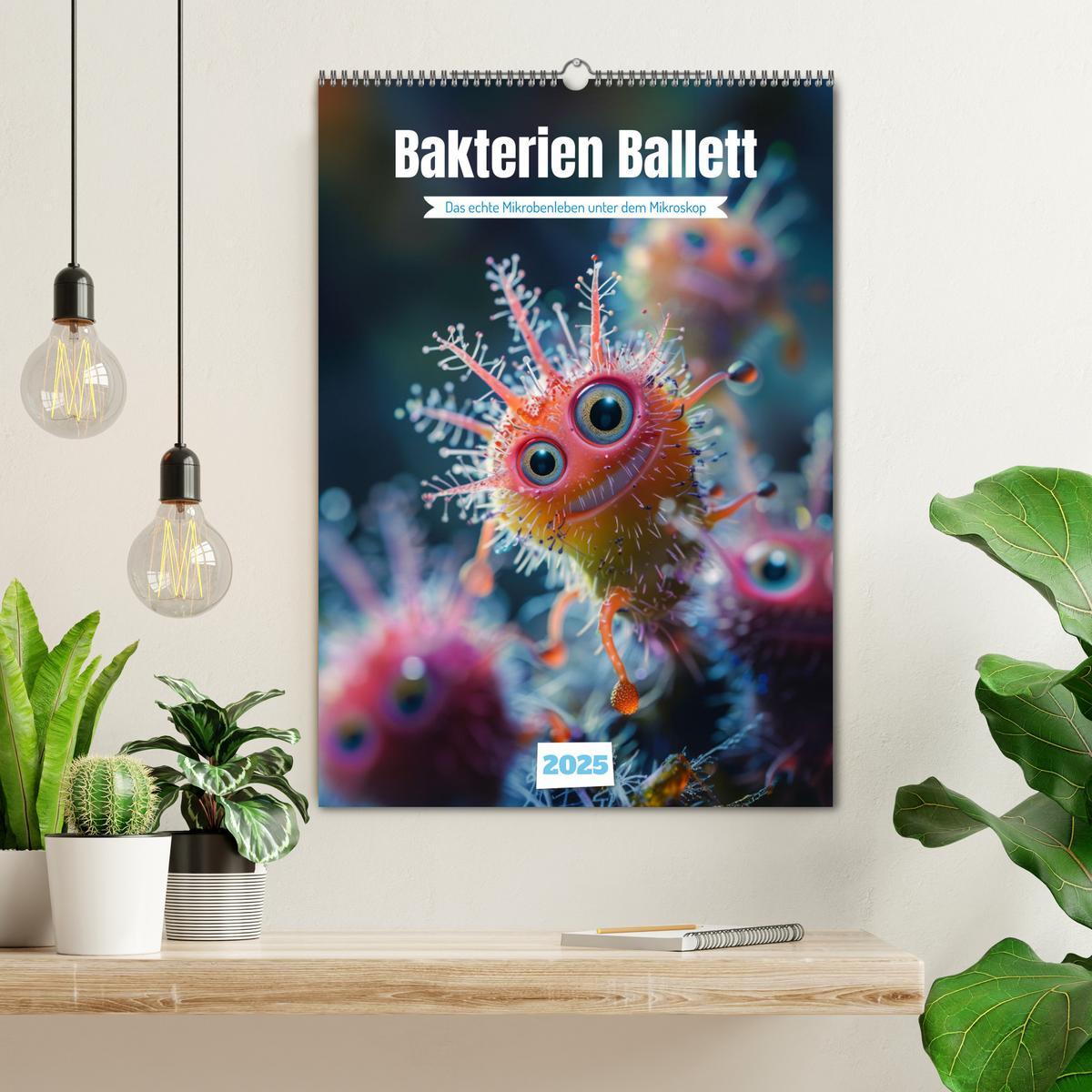 Bild: 9783383821318 | Bakterien Ballett (Wandkalender 2025 DIN A2 hoch), CALVENDO...