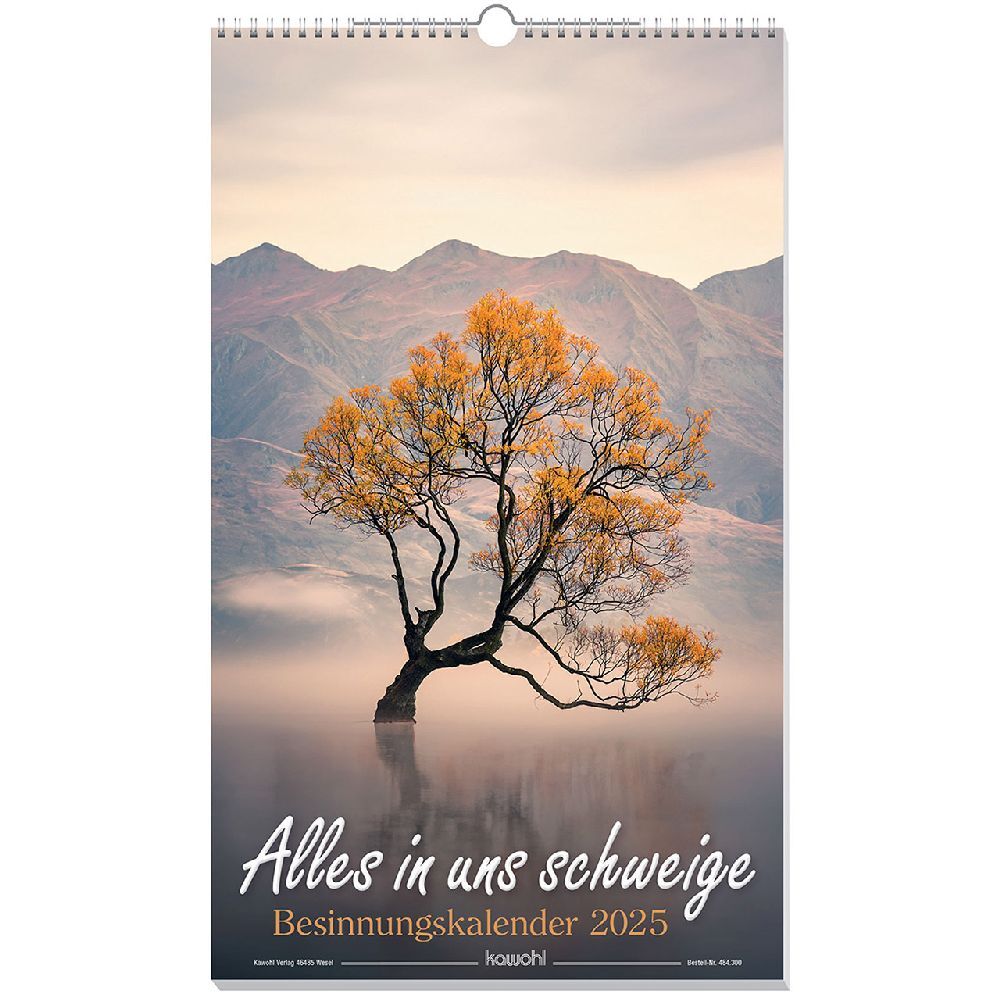 Cover: 9783754830055 | Alles in uns schweige 2025 | Besinnungskalender | Kalender | 14 S.