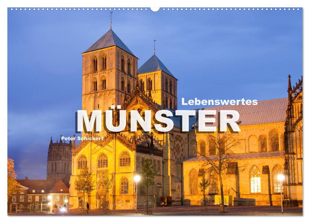 Cover: 9783435260140 | Lebenswertes Münster (Wandkalender 2025 DIN A2 quer), CALVENDO...