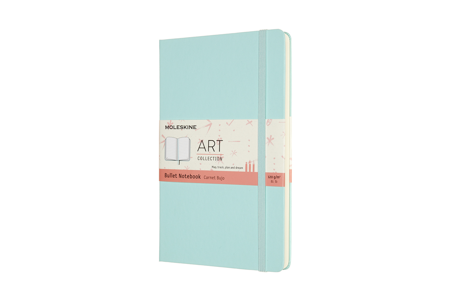 Cover: 8056420852912 | Moleskine Bullet Notizbuch Large/A5, 120G-Papier, Punktraster,...