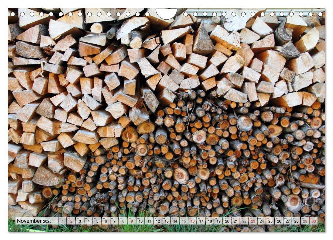 Bild: 9783435659807 | HOLZ - Stapel und Stämme (Wandkalender 2025 DIN A4 quer), CALVENDO...