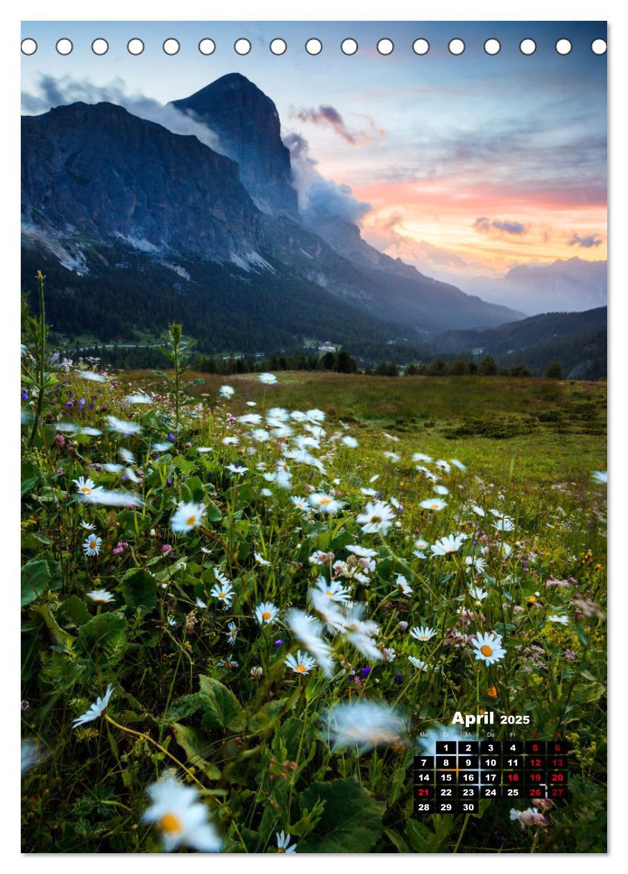 Bild: 9783435918805 | Dolomiten - Reise um die bleichen Berge zu entdecken (Tischkalender...