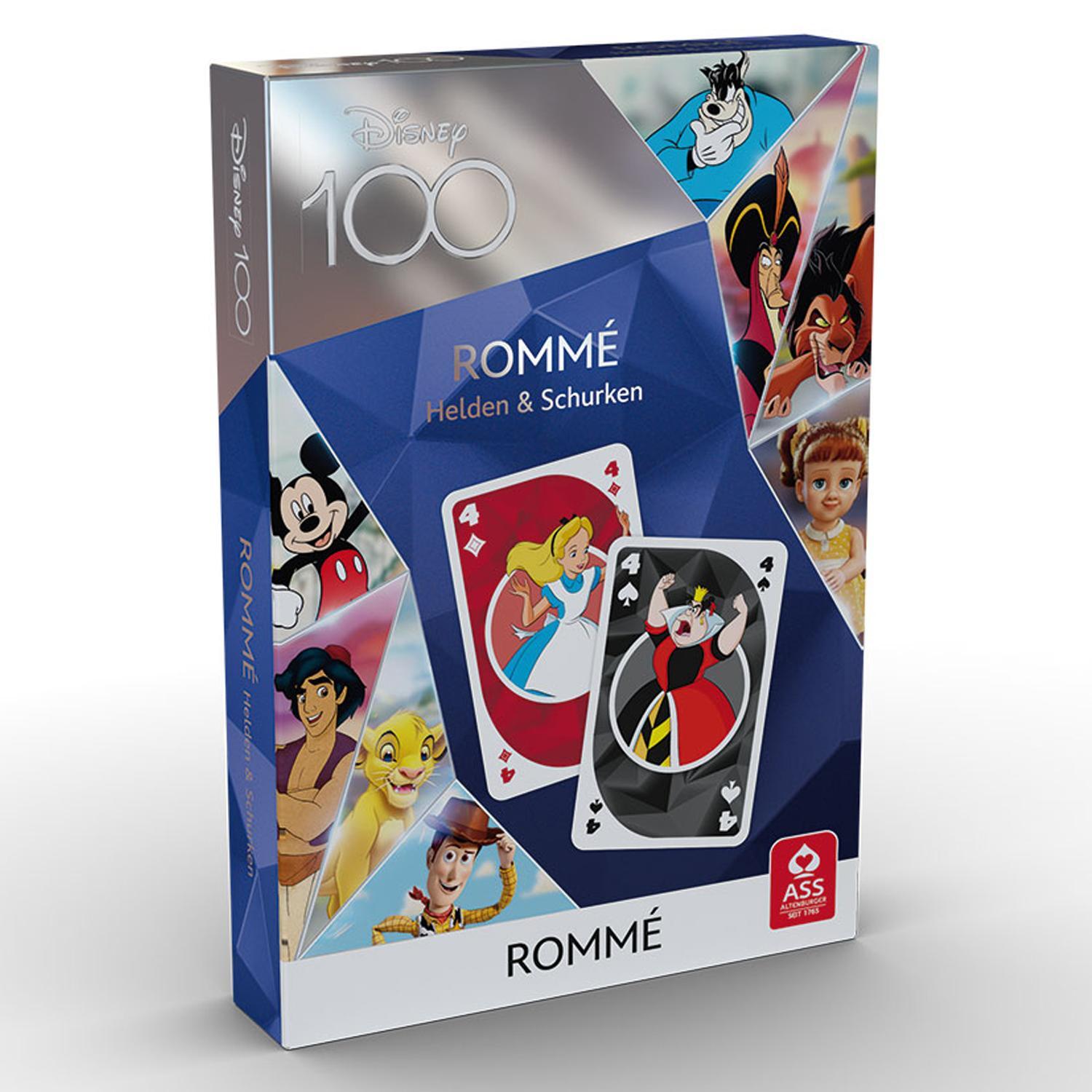 Cover: 4042677223012 | Disney 100 - Rommé | ASS Altenburger | Spiel | 10038772-0001 | Deutsch