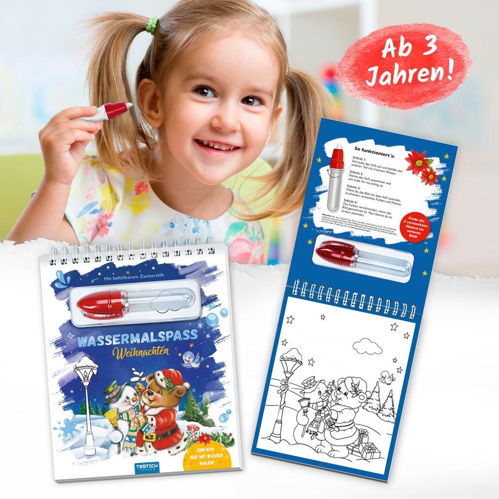 Bild: 9783988020970 | Trötsch Wassermalspaß mit Zauberstift Weihnachten | KG | Taschenbuch