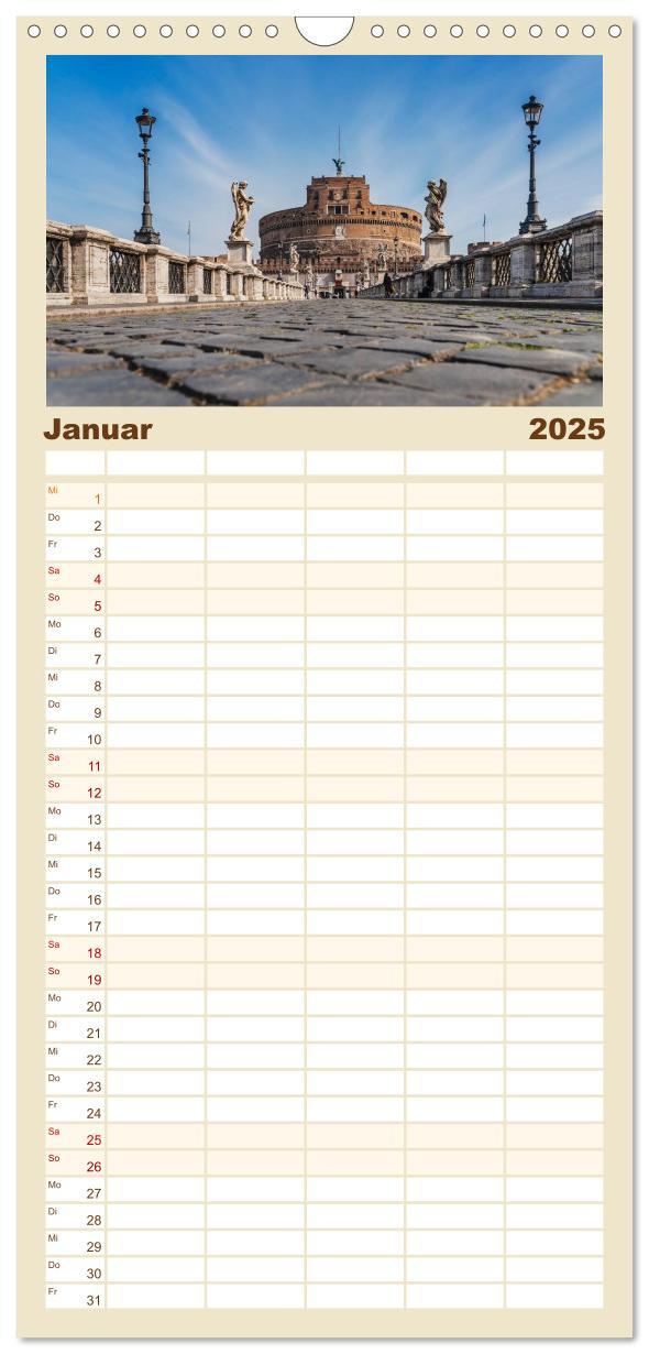 Bild: 9783457125465 | Familienplaner 2025 - Rom-Italien mit 5 Spalten (Wandkalender, 21 x...