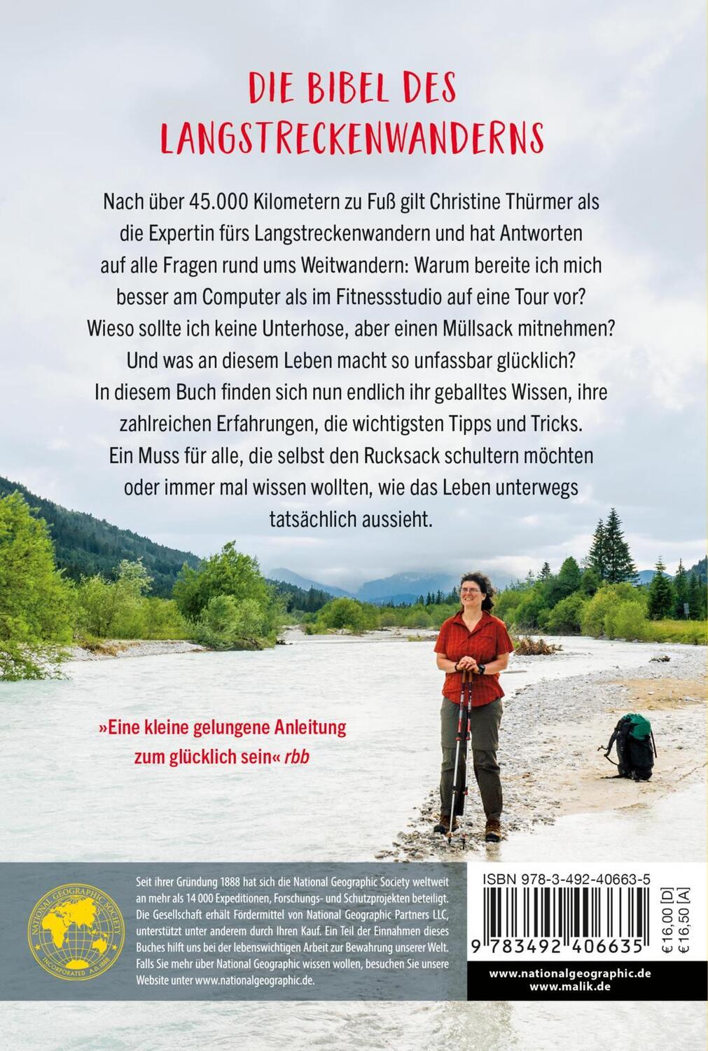 Rückseite: 9783492406635 | Weite Wege Wandern | Christine Thürmer | Taschenbuch | 288 S. | 2022