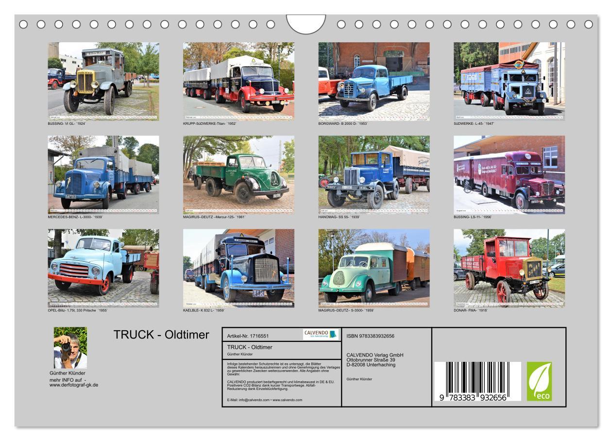 Bild: 9783383932656 | TRUCK - Oldtimer (Wandkalender 2025 DIN A4 quer), CALVENDO...