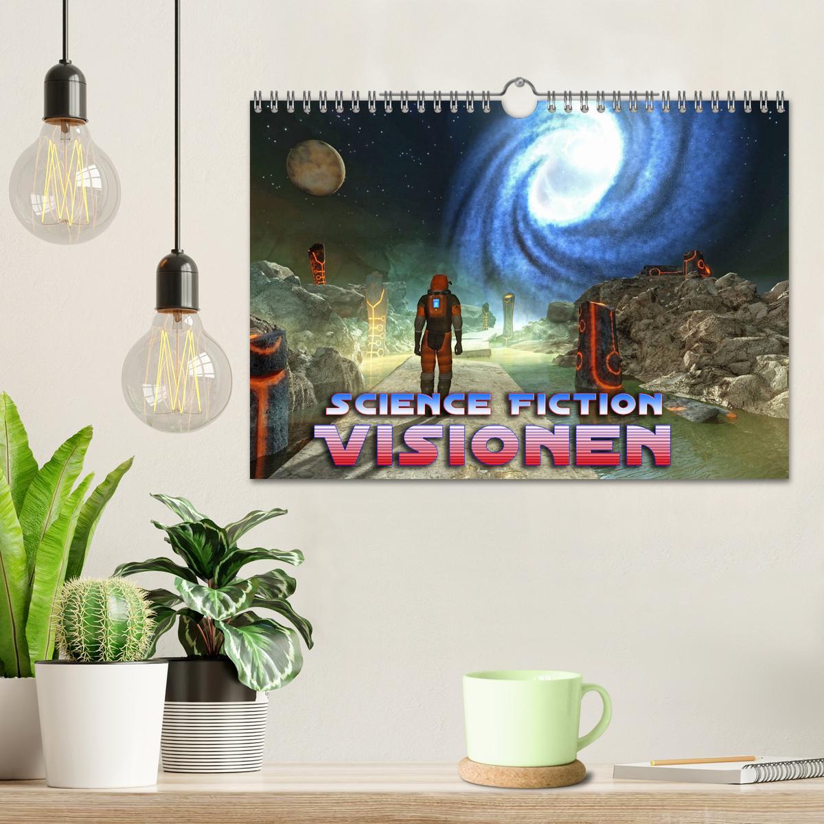 Bild: 9783435158003 | Science Fiction Visionen (Wandkalender 2025 DIN A4 quer), CALVENDO...