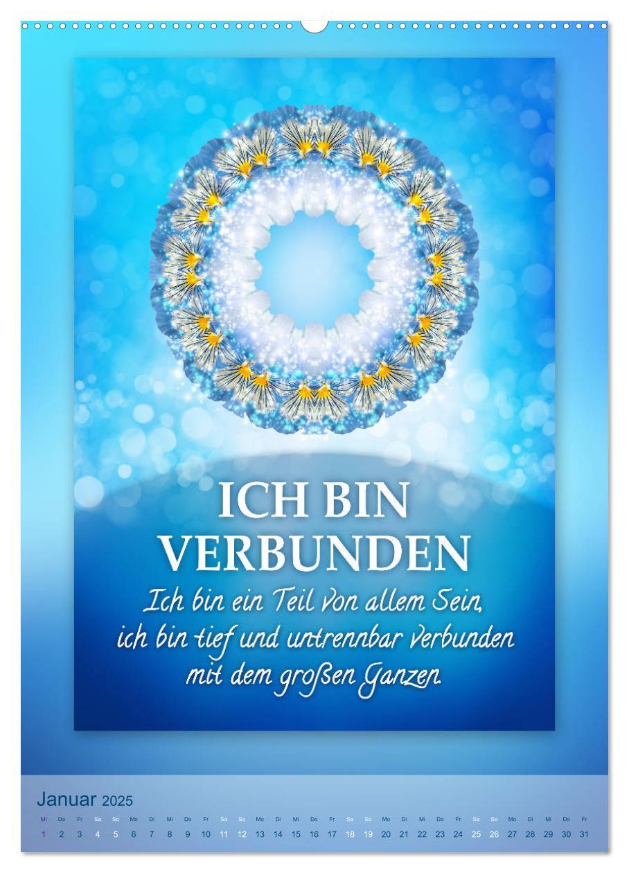 Bild: 9783435997695 | ICH BIN Licht und Liebe - Kalender (Wandkalender 2025 DIN A2 hoch),...