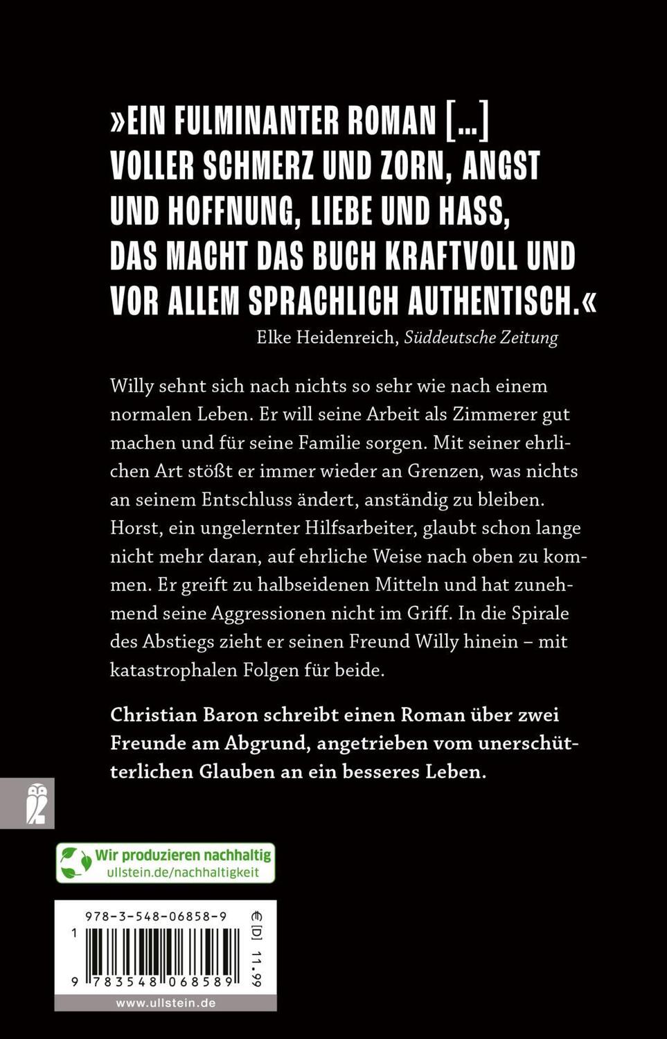 Rückseite: 9783548068589 | Schön ist die Nacht | Roman 'Ein fulminanter Roman.' Elke Heidenreich