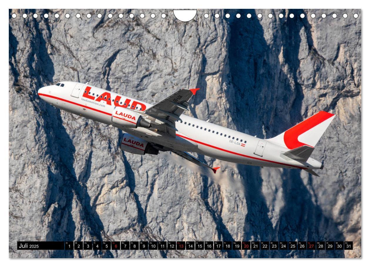 Bild: 9783435186457 | Flugzeugkalender (Wandkalender 2025 DIN A4 quer), CALVENDO...