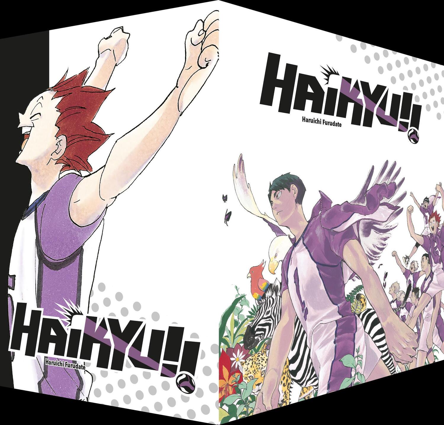 Cover: 9782889514786 | Haikyu!! Sammelbox 4 - Band 40 mit Sammelschuber | Haruichi Furudate